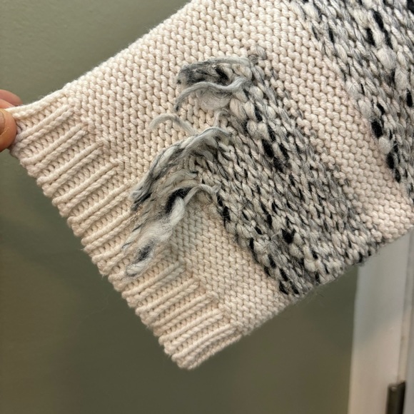 Lou & Grey Fringe Out Mock Neck Sweater, Size Small - Picture 9 of 16